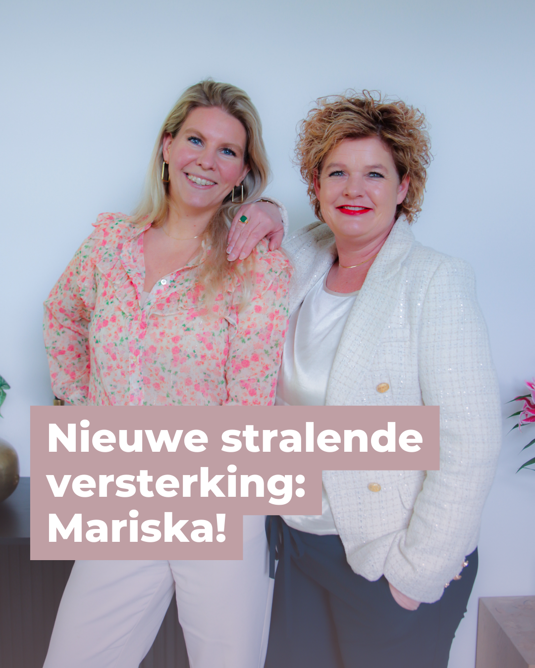 Op de foto Mariska en Marieke Stijkel van makelaarskantoor Stijkel in Harderwijk